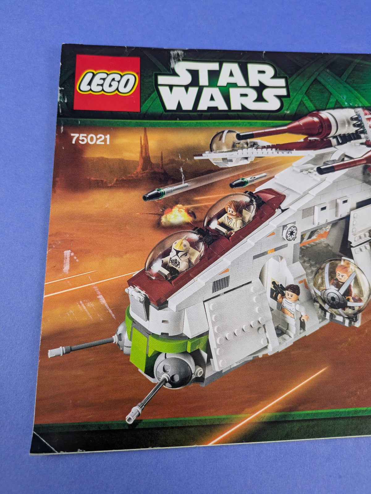 LEGO Star Wars Republic Gunship 75021 Complete Set Pre-Owned
