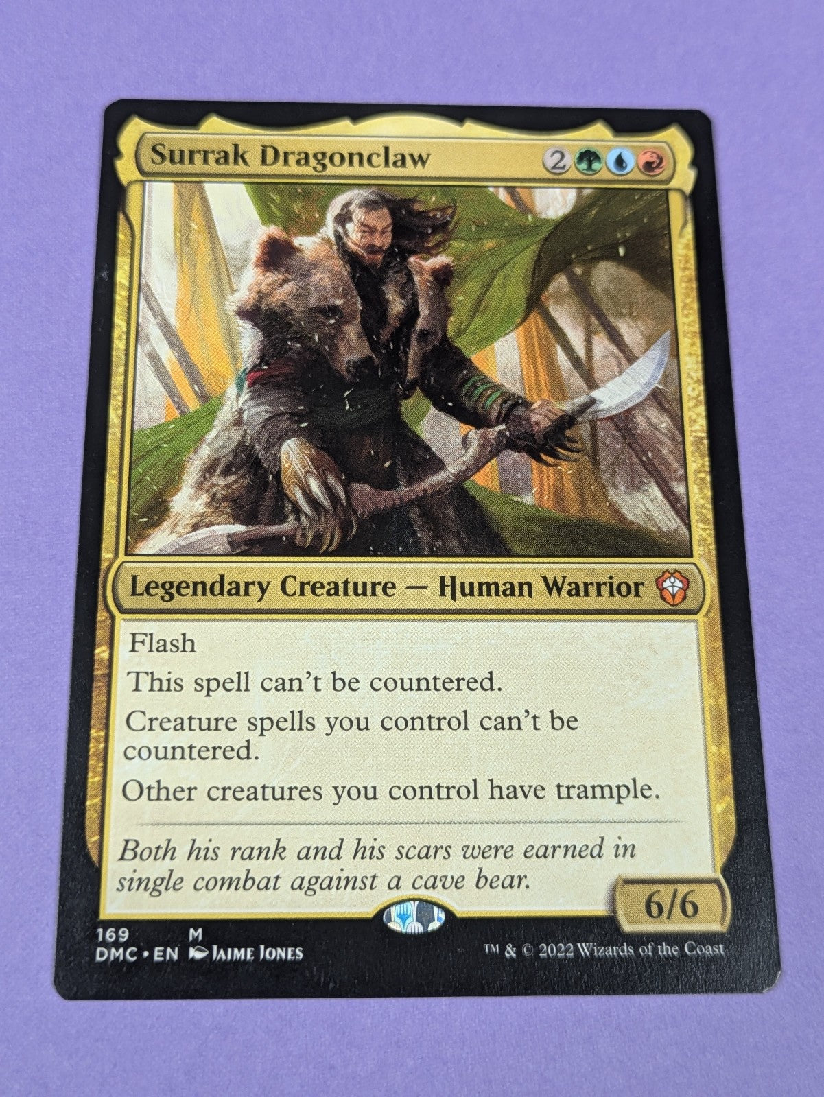 MTG Magic: Dominaria United: Commander: Surrak Dragonclaw #169 Mythic - NM
