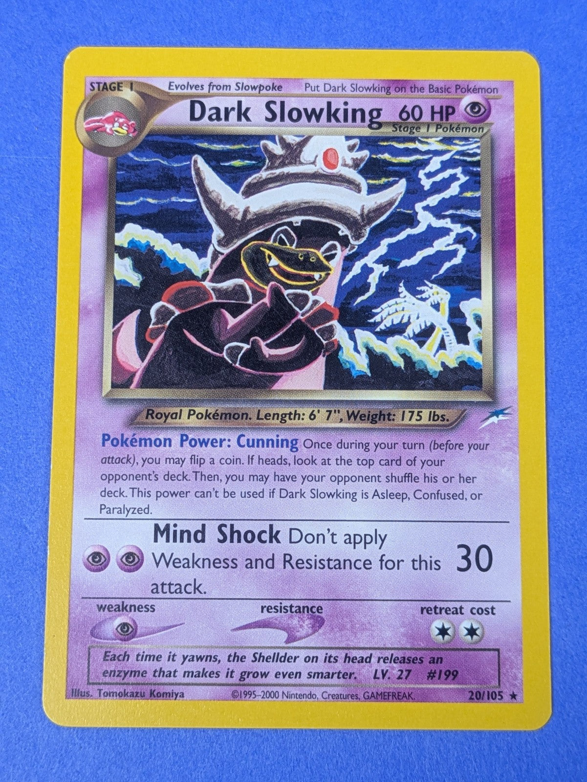 Dark Slowking - 20/105 - Rare Unlimited Neo Destiny - Pokemon - NM