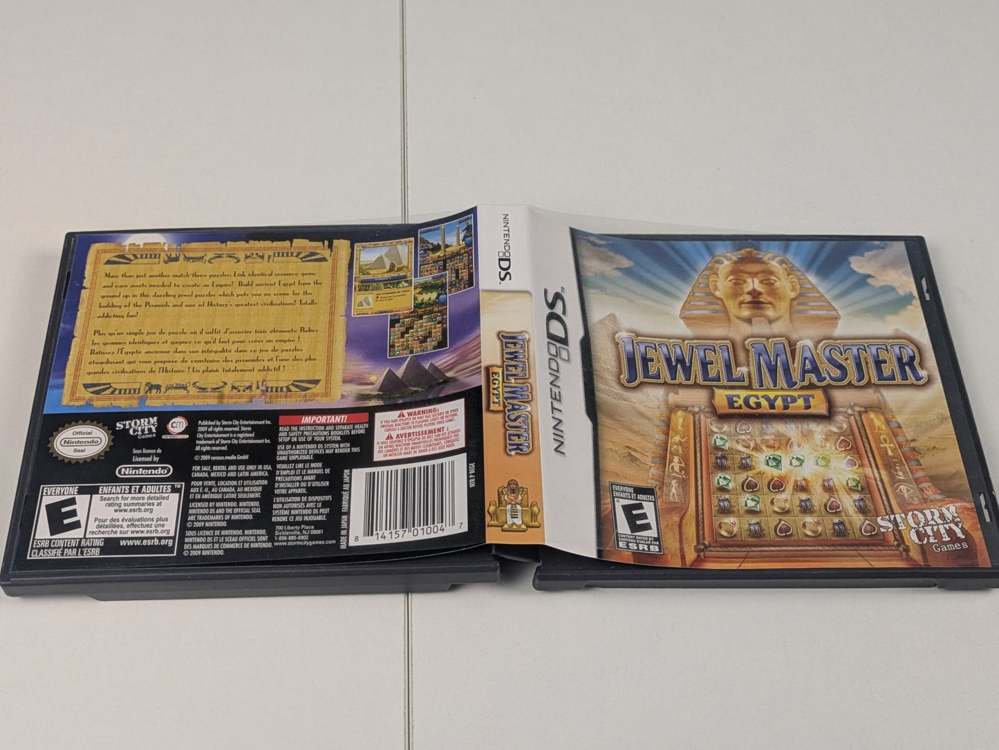 Jewel Master: Egypt (Nintendo DS, 2009) CIB