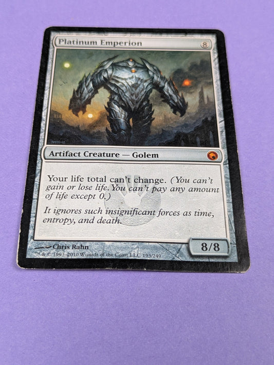 MTG Magic: Scars of Mirrodin: Platinum Emperion #193/249 Mythic - MP
