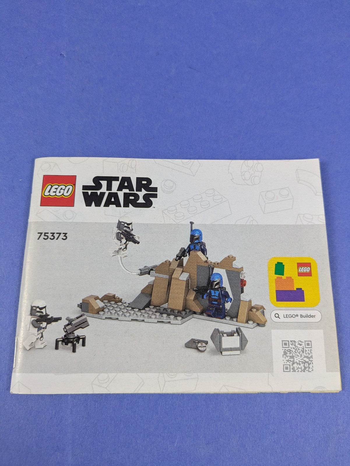 LEGO Star Wars Ambush on Mandalore Battle Pack 75373 Incomplete Set Pre-Owned