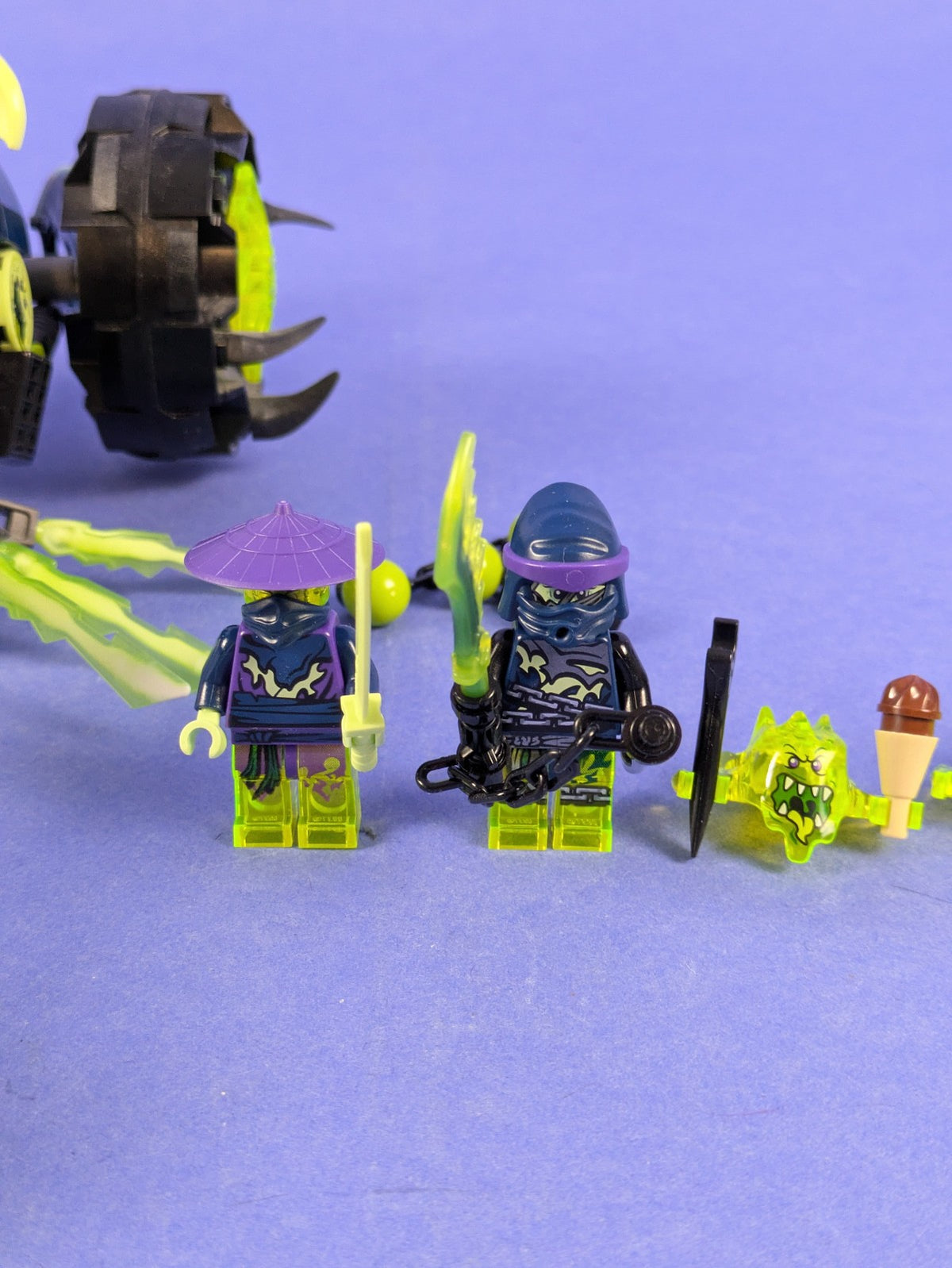 LEGO NINJAGO Chain Cycle Ambush 70730 Complete Set Pre-Owned