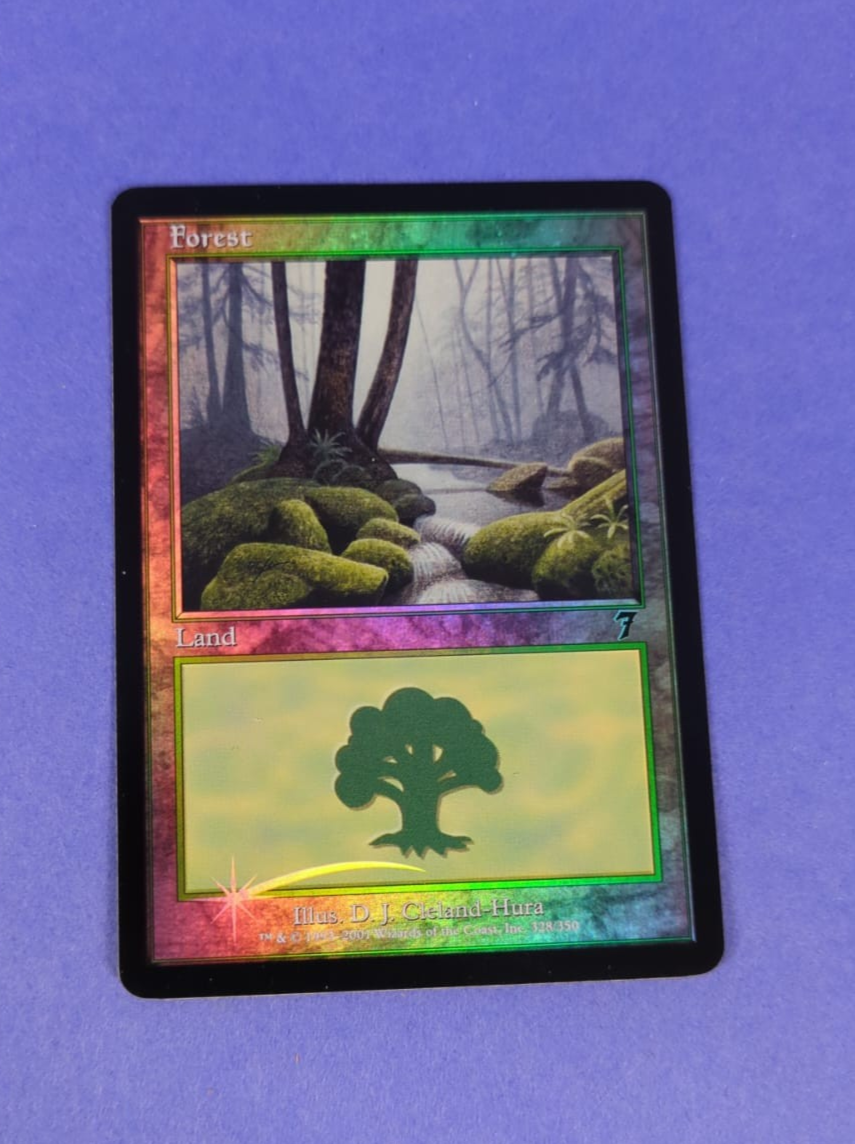 MTG Magic the Gathering: Seventh Edition: Forest Foil #328 Common - NM