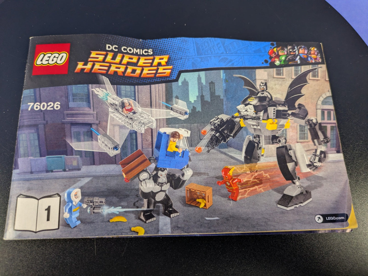 LEGO Super Heroes Gorilla Grodd Goes Bananas 76026 Complete Set Pre-Owned