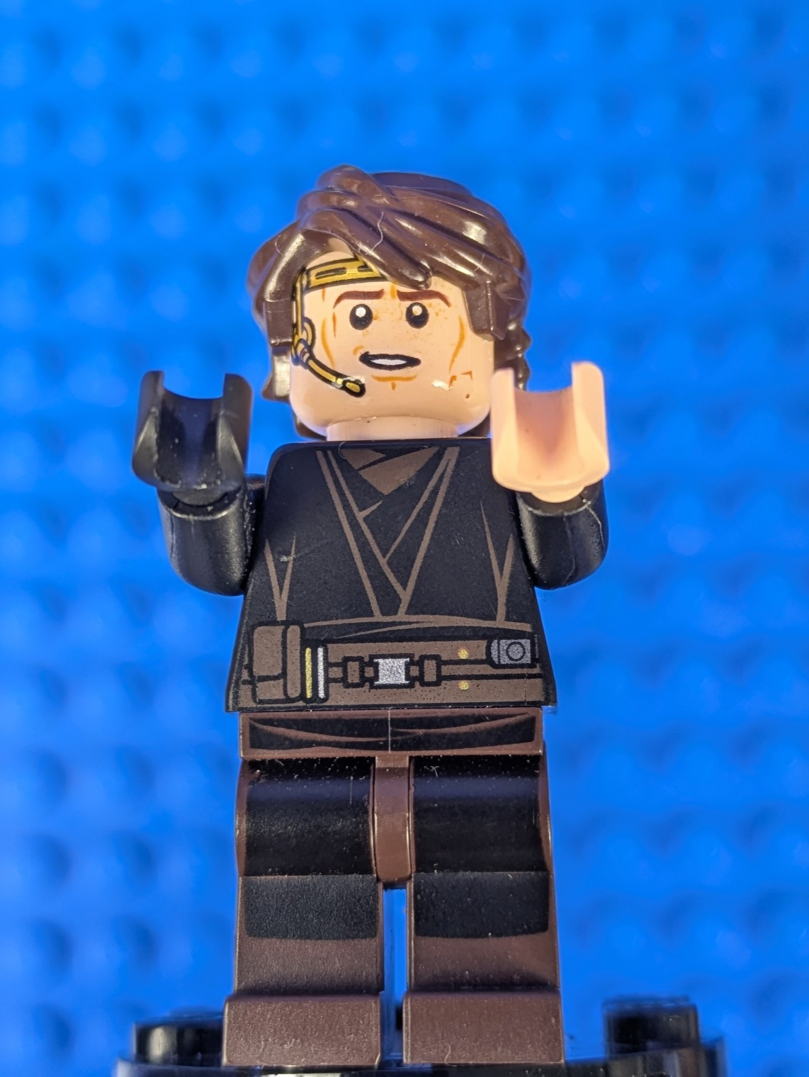 Lego Star Wars: Anakin Skywalker (Dark Brown Legs, Headset) sw0526 Set 75038