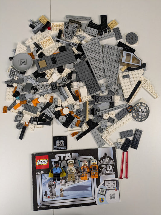 Lego Star Wars: Snowspeeder – 20th Anniversary Edition Set 75259 w/ Instructions