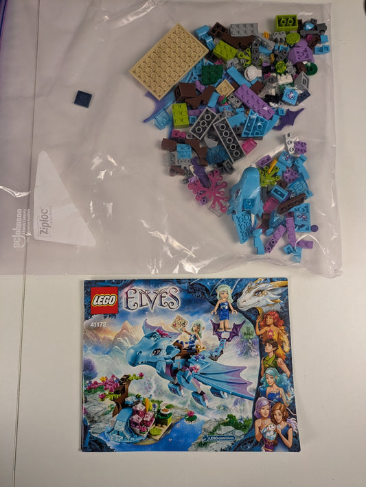Lego Elves: The Water Dragon Adventure Set 41172 - w/ Instructions