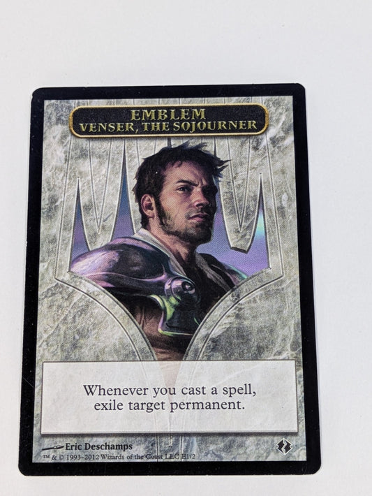 MTG Magic: Duel Decks Venser vs Koth: Emblem Venser, the Sojourner #E1/2 LP