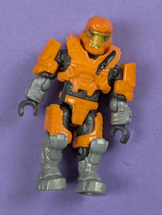HALO Mega Bloks Construx UNSC JFO Orange Spartan Mark V CNC84 Foxtrot Series