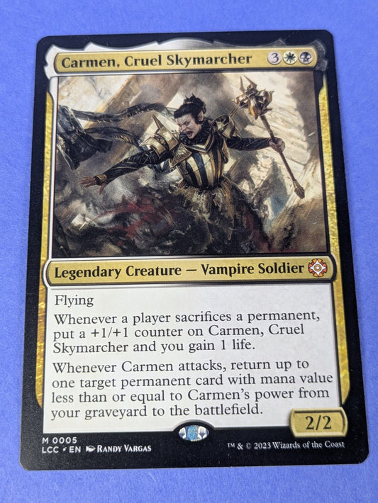 MTG Magic: The Lost Caverns of Ixalan: Carmen, Cruel Skymarcher #0005 Mythic NM