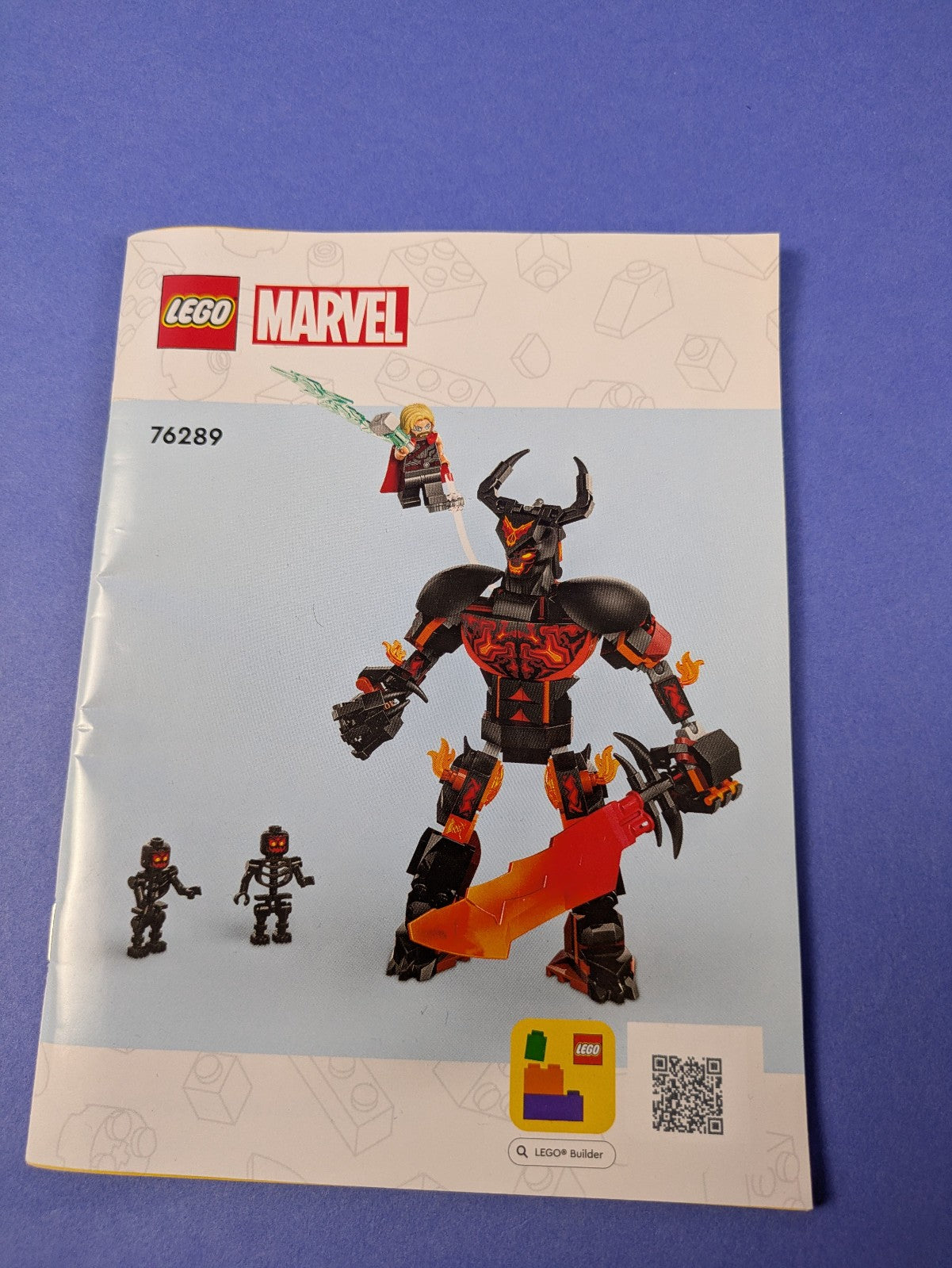 LEGO Super Heroes Thor vs. Surtur Construction Figure 76289 Complete Pre-Owned