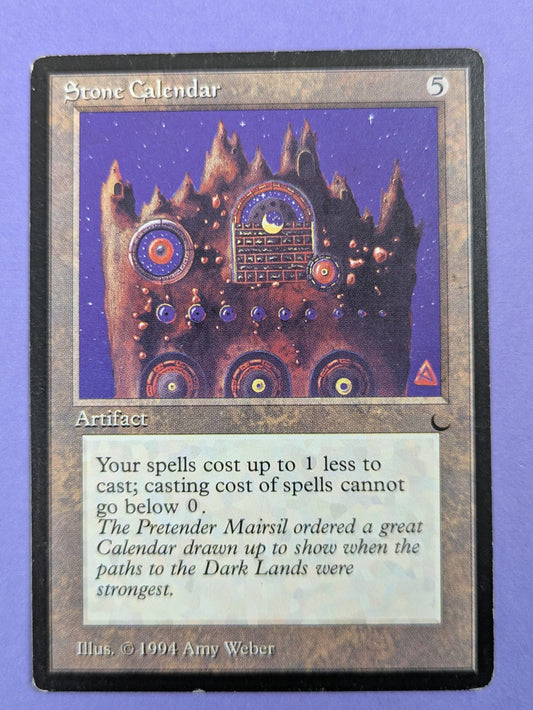 MTG Magic the Gathering: The Dark: Stone Calendar Rare - MP