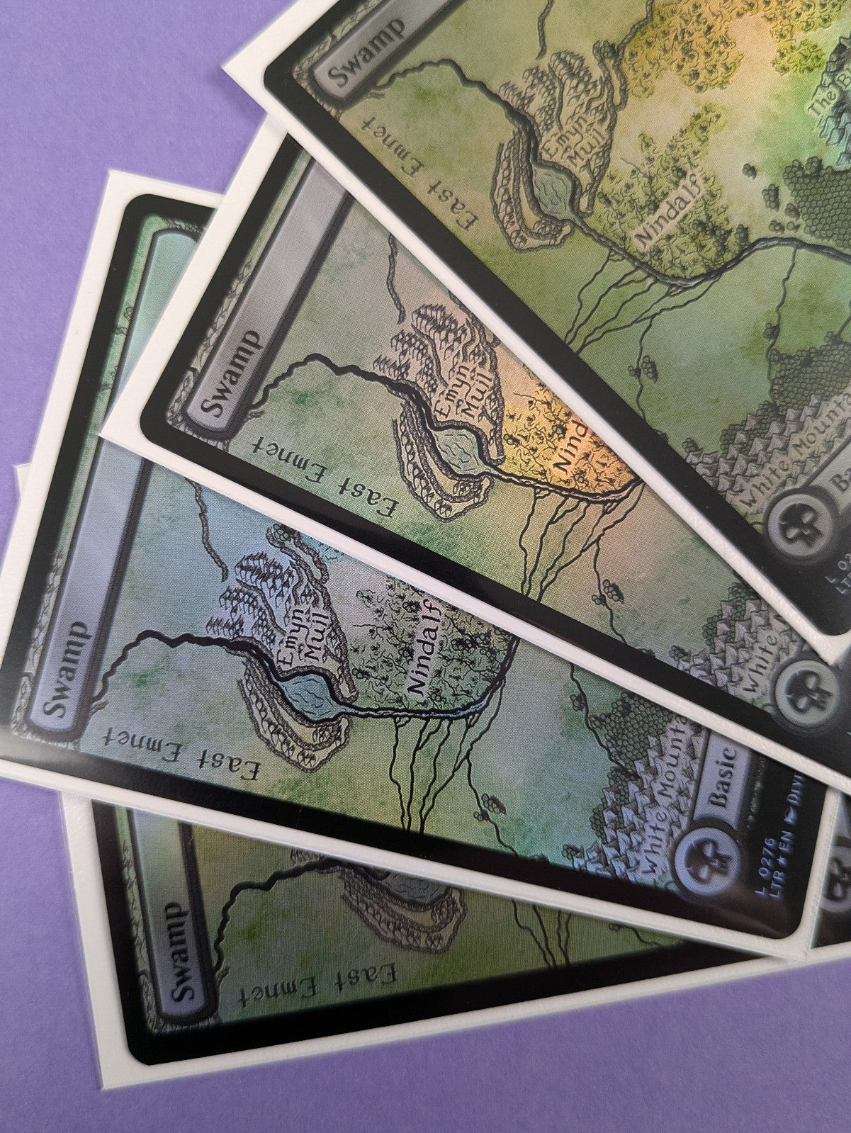 MTG: The Lord of the Rings: Tales of Middle-earth: Swamp Foil #0276 Land - NM