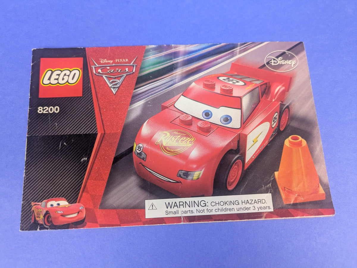 Lego Car Radiator Lego Cars: Cars 2: Radiator Springs Lightning McQueen Set 8200 - w/ In ...