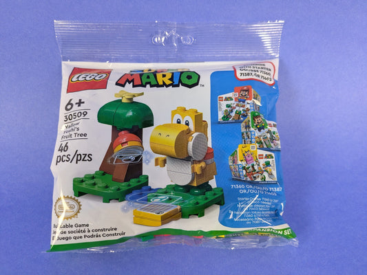 Lego Super Mario: Yellow Yoshi's Fruit Tree - Expansion polybag 30509 BRAND NEW