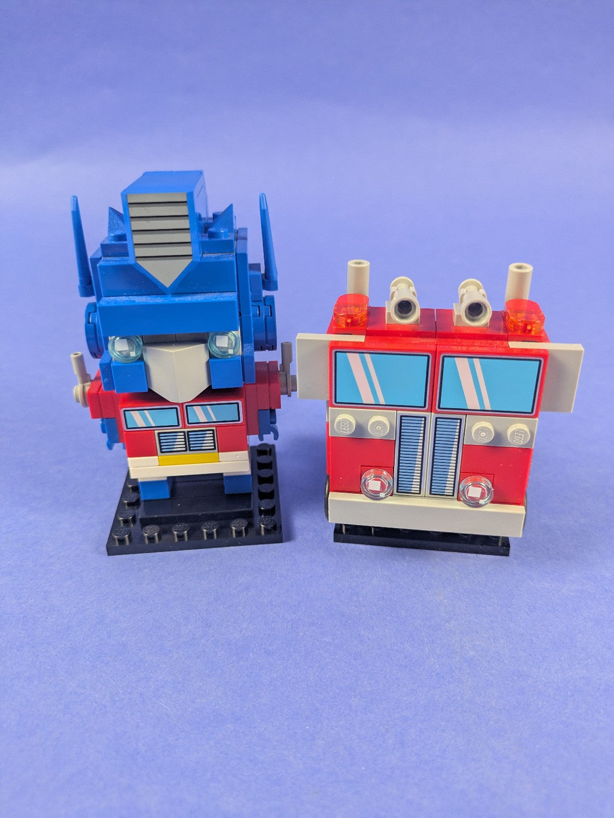 LEGO BrickHeadz Transformers Optimus Prime Robot & Vehicle 40803 Pre-Owned
