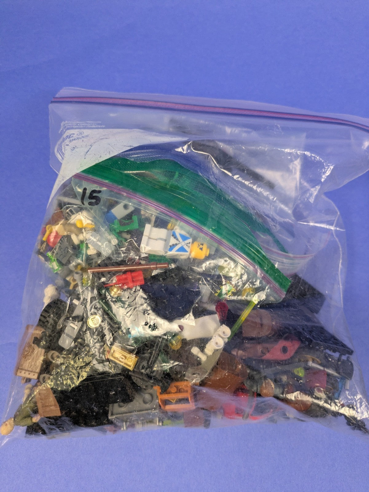 LEGO & Non-LEGO Assorted Minifigure and Random Parts Bundle Lot - 1 lb 5.3 oz