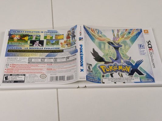 Pokémon X (Nintendo 3DS, 2013) CIB