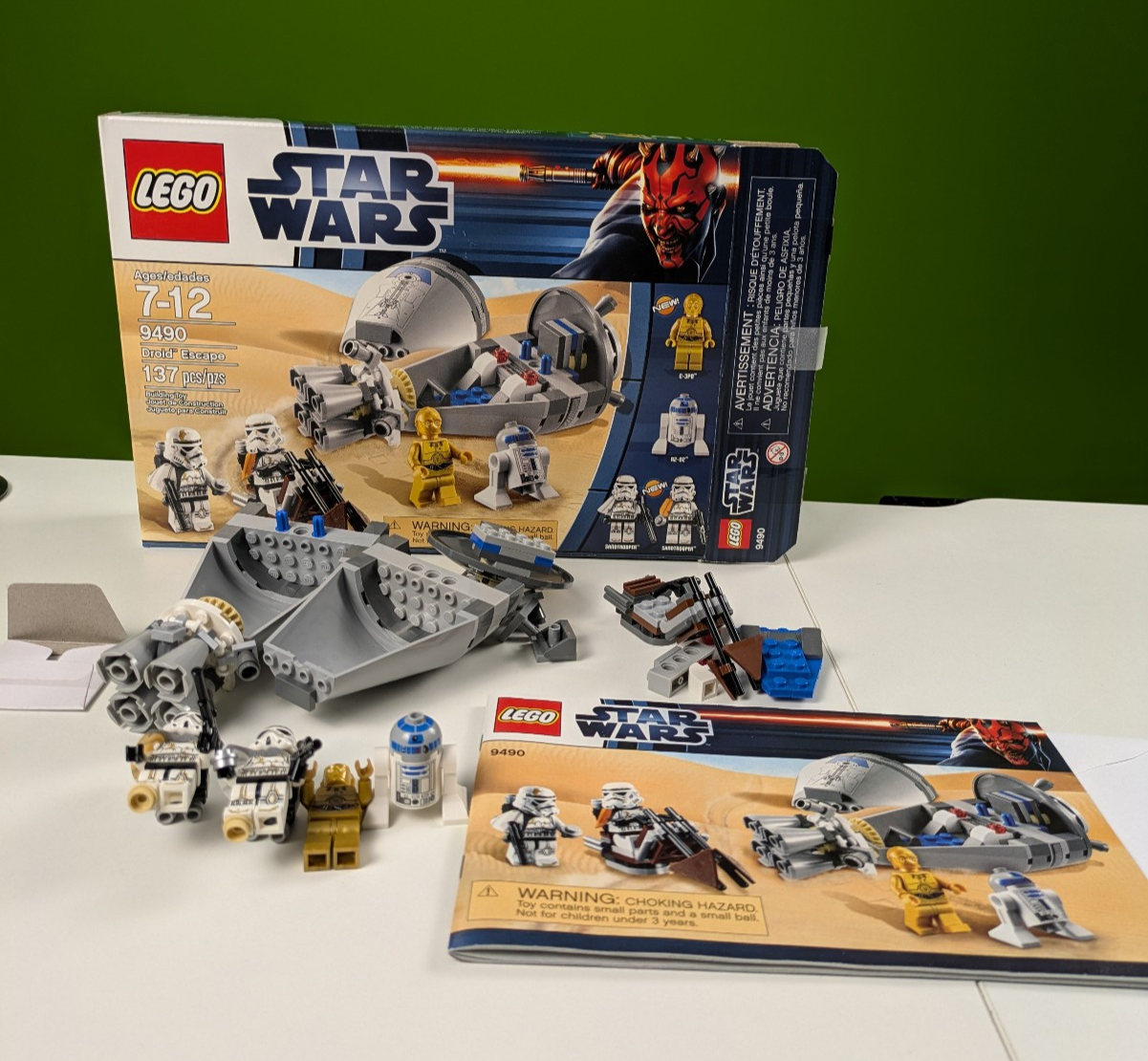 Lego Star Wars: Droid Escape Set 9490 - Complete Set