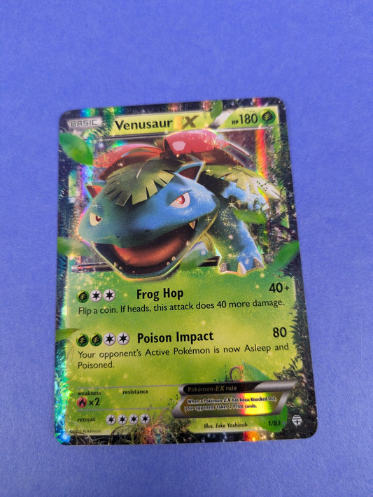 Venusaur EX - 1/83 - Rare Holo EX Generations - Pokemon Card - LP