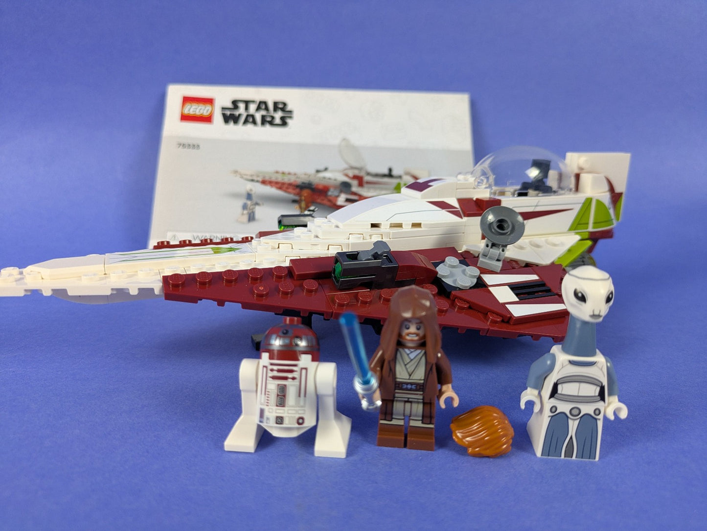 Lego Star Wars: Episode 2: Obi-Wan Kenobi's Jedi Starfighter Set 75333 Complete