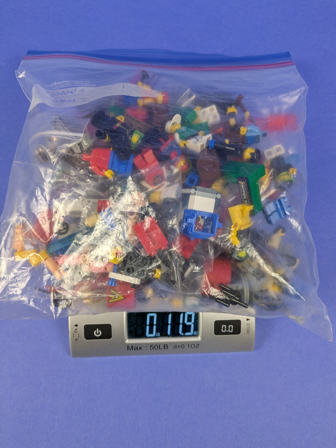 LEGO Assorted Minifigure and Random Parts/Pieces Bundle Lot - 11.9 oz