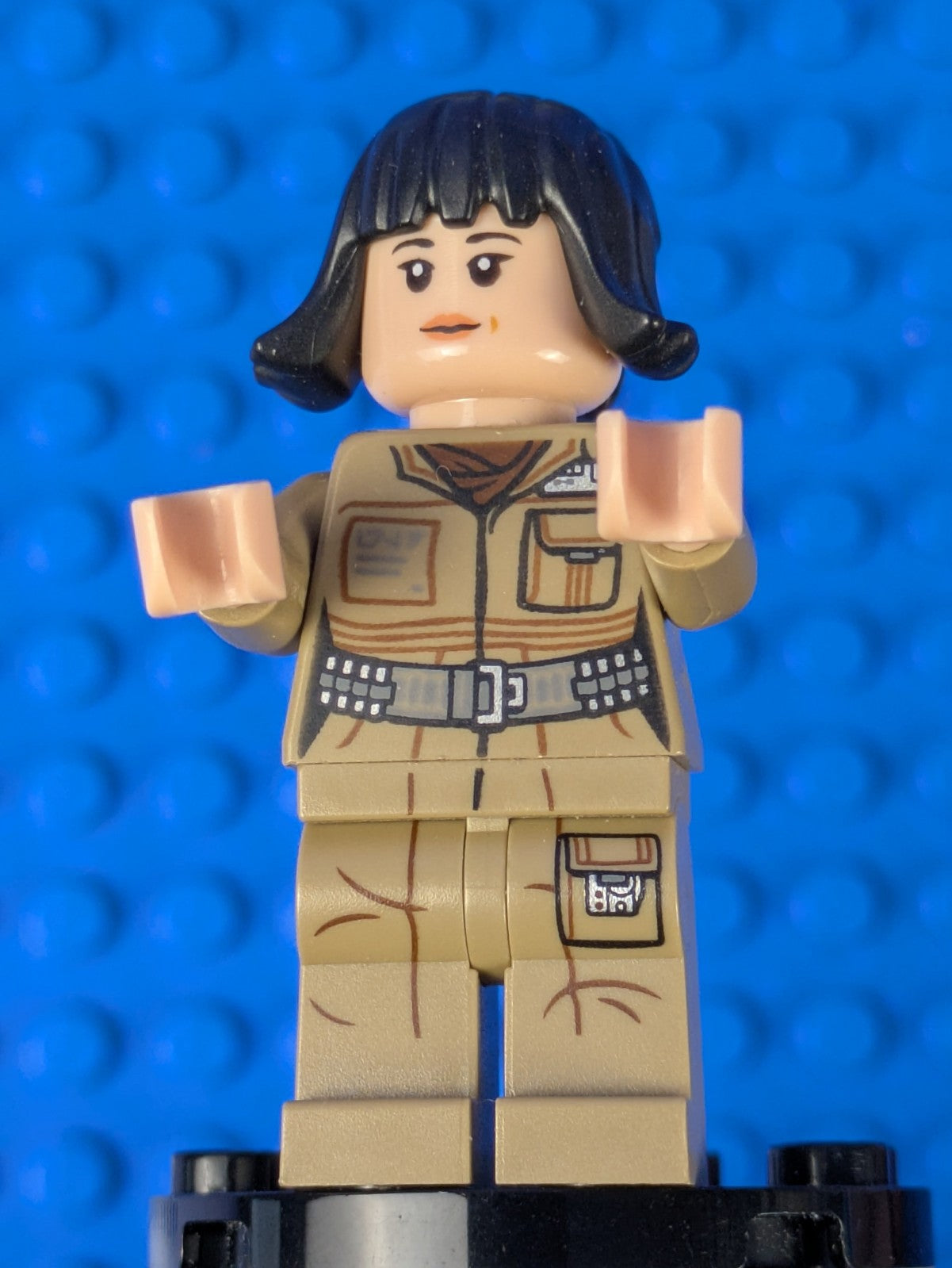 Lego Star Wars: Episode 8: Rose Tico - Dark Tan Outfit sw0857 Sets 75176, 75213