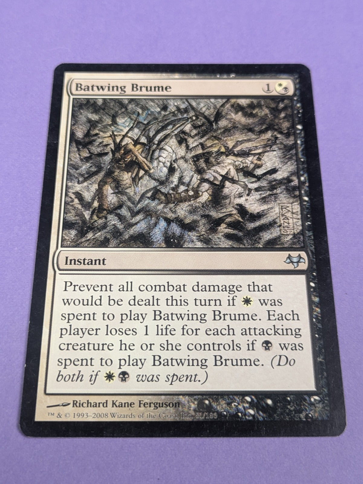 MTG Magic: Eventide: Batwing Brume #81/180 Uncommon - LP