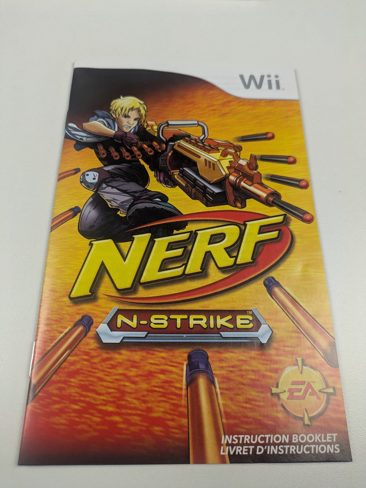 NERF N‑Strike (Nintendo Wii, 2008) CIB