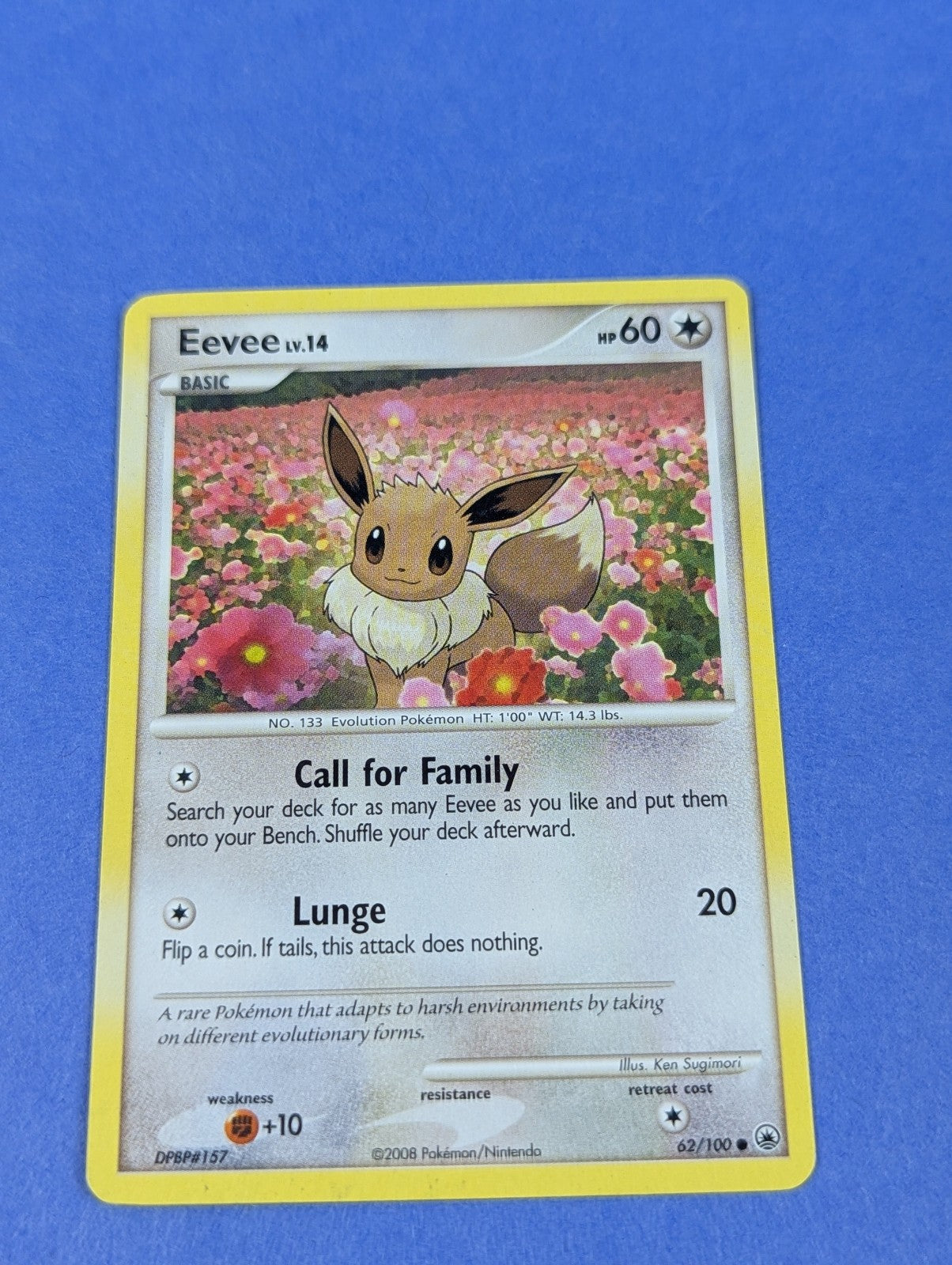 Eevee - 62/100 - Common Majestic Dawn - Pokemon Card - NM