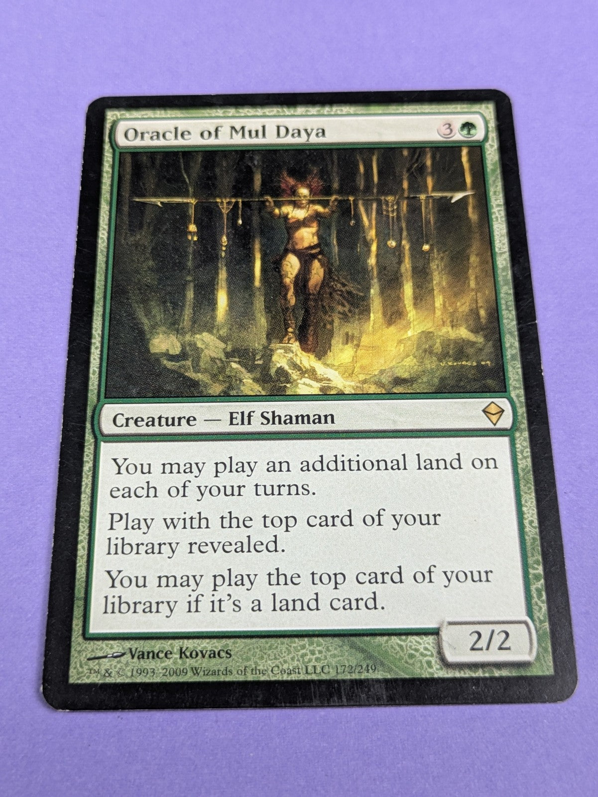 MTG Magic: Zendikar: Oracle of Mul Daya #172/249 Rare - MP