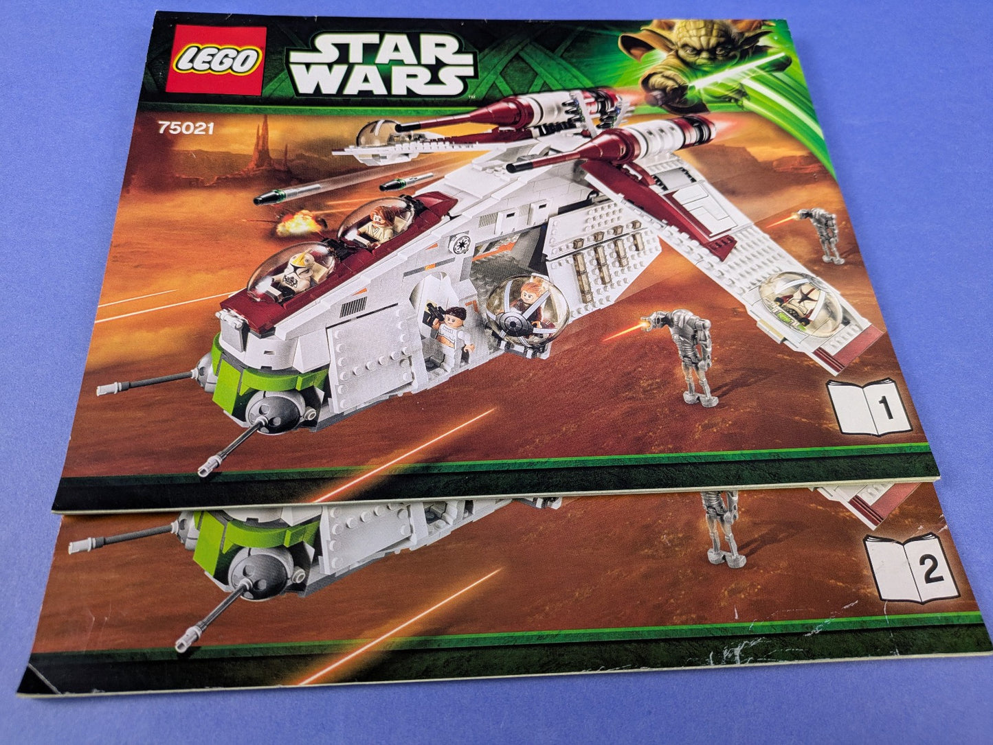 LEGO Star Wars Republic Gunship 75021 Complete Set Pre-Owned