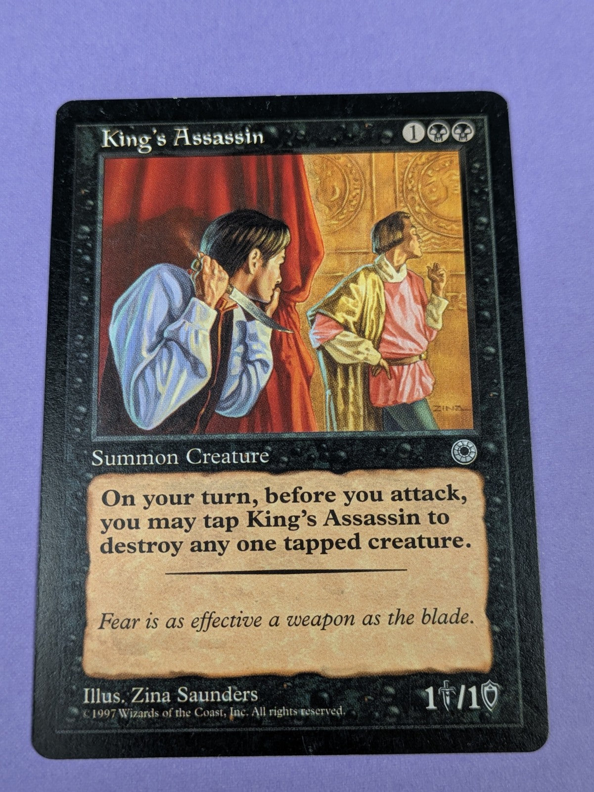 MTG Magic the Gathering: Portal: King's Assassin #98 Rare - NM