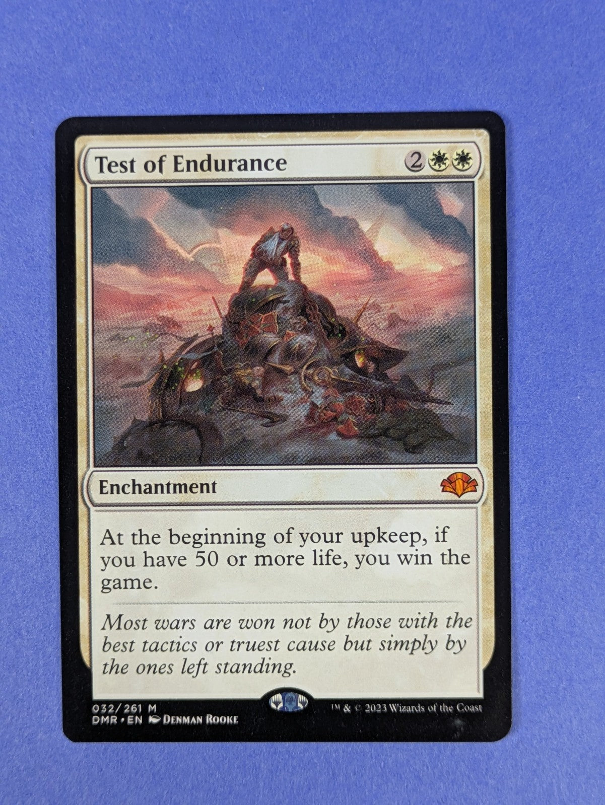 MTG Magic: Dominaria Remastered: Test of Endurance #032/261 Mythic - NM