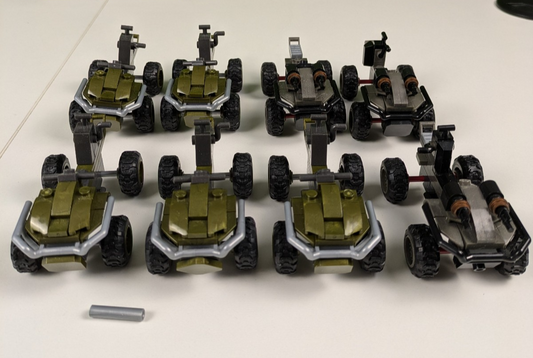 HALO Mega Bloks Construx UNSC Mongoose Vehicle (8X) GNB40 HALO Recon Getaway