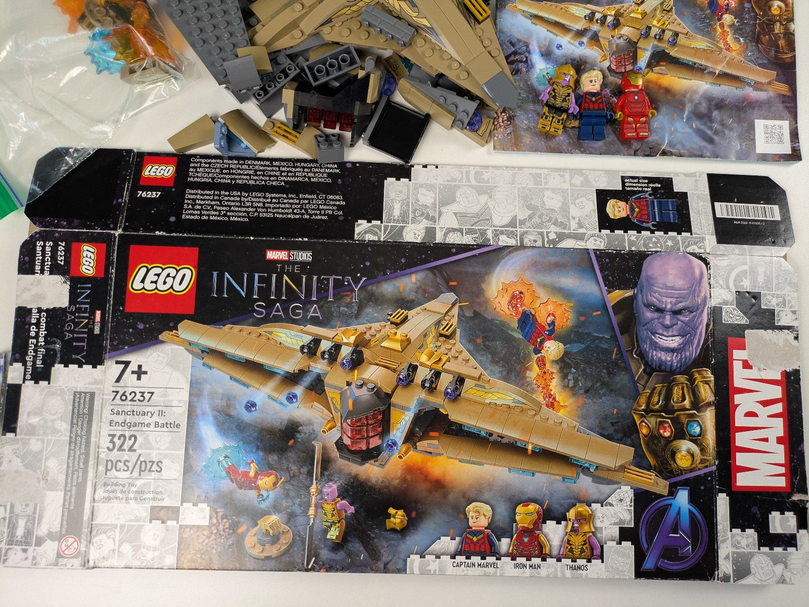 Lego Super Heroes: Sanctuary II: Endgame Battle Set 76237 - Complete Set