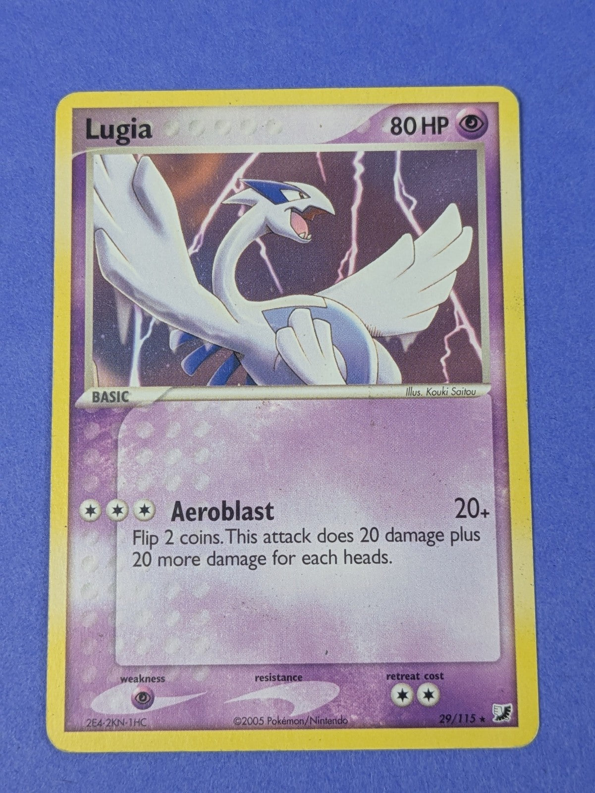 Lugia - 29/115 - Rare Unseen Forces - Pokemon Card - MP