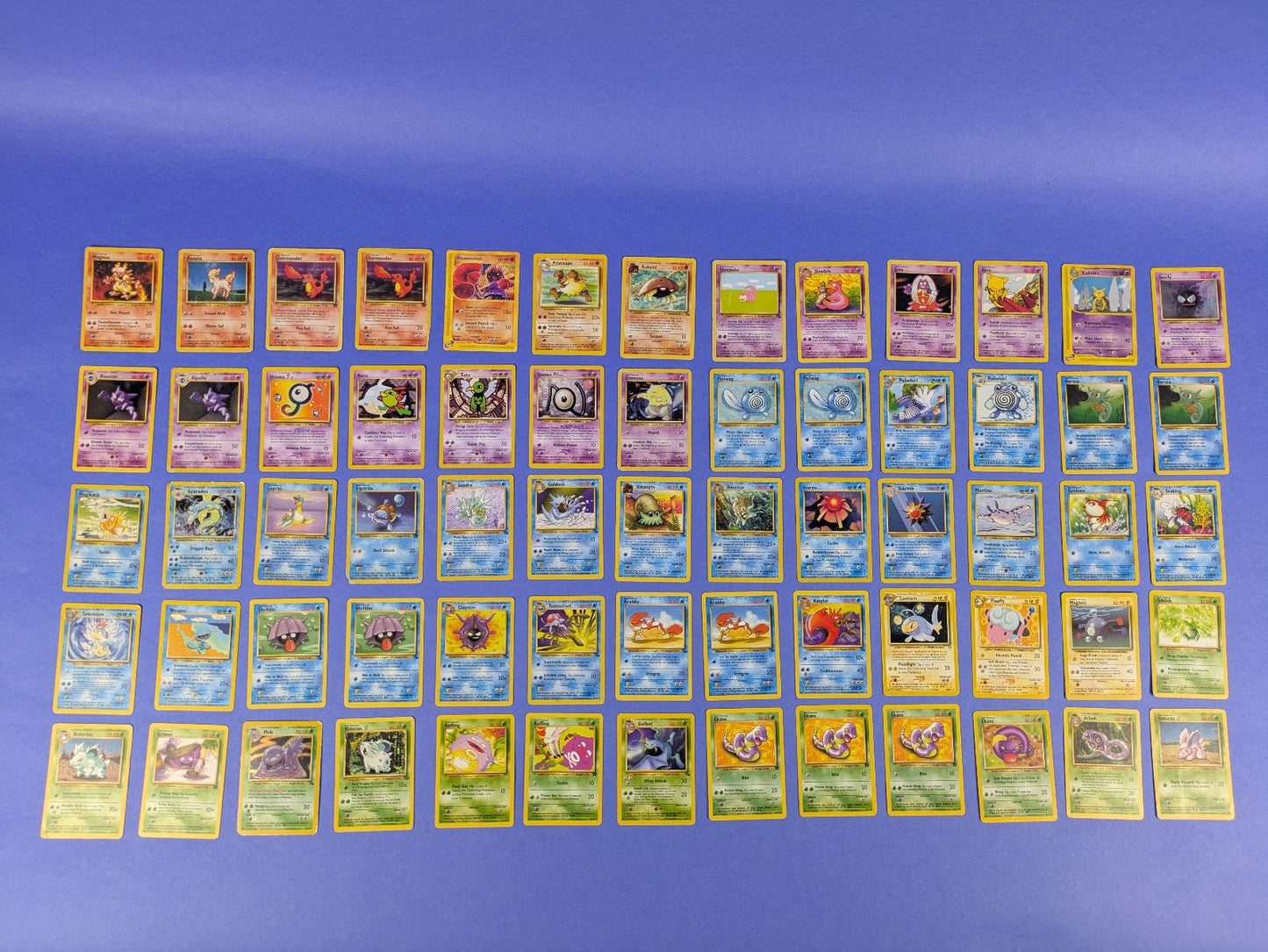 134 Vintage Pokemon Cards (1995-2003) Commons, Uncommons, Rares - Pokemon Cards