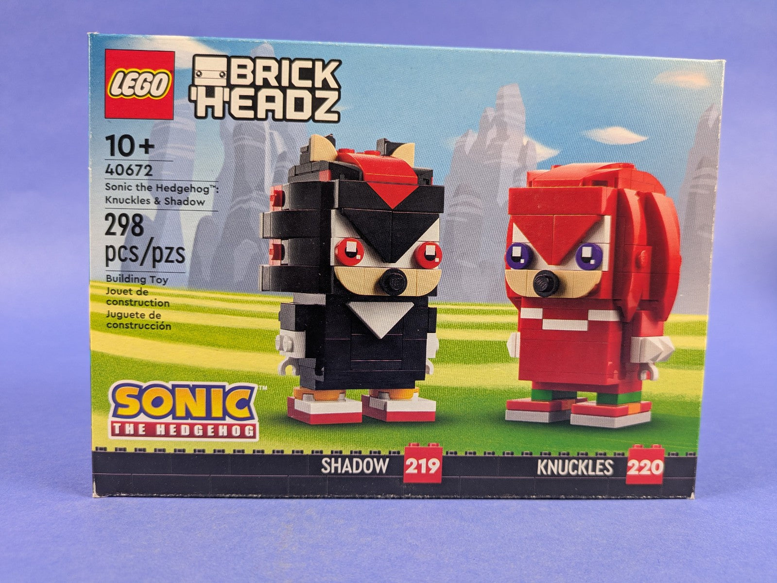 Lego BrickHeadz: Sonic the Hedgehog: Knuckles & Shadow Set 40672 BRAND NEW