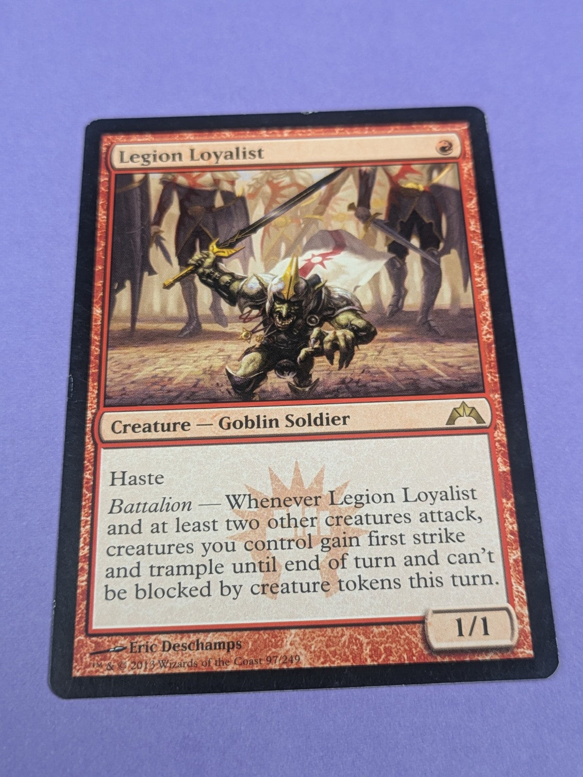 MTG Magic: Gatecrash: Legion Loyalist #97/249 Rare - LP