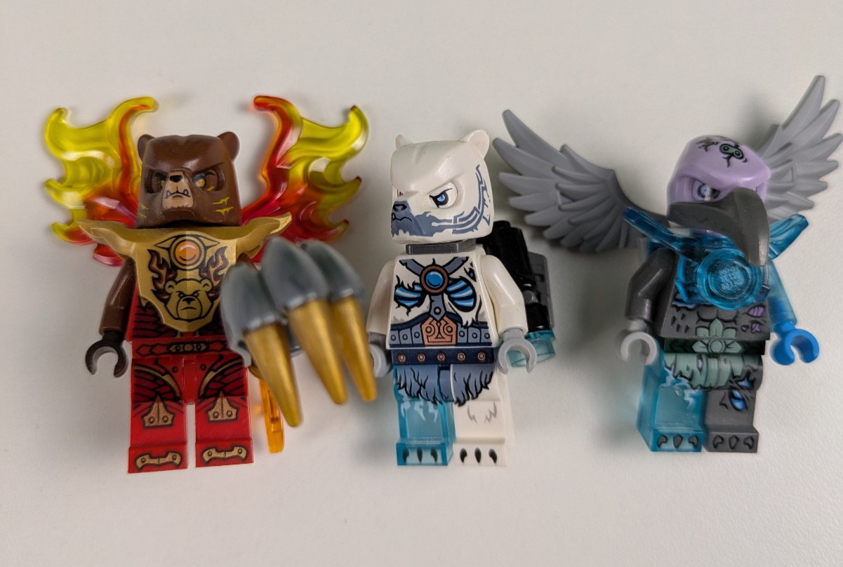Lego LEGENDS OF CHIMA: Bladvic's Rumble Bear Set 70225 - Incomplete Set