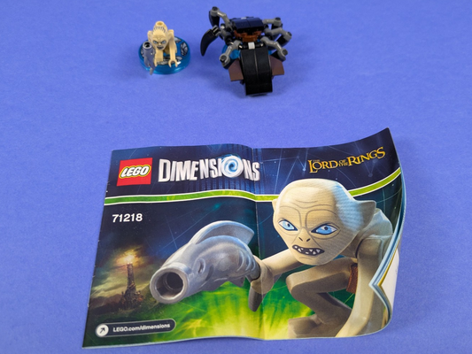 LEGO Dimensions Gollum and Shelob the Great 71218 Complete Set Pre-Owned