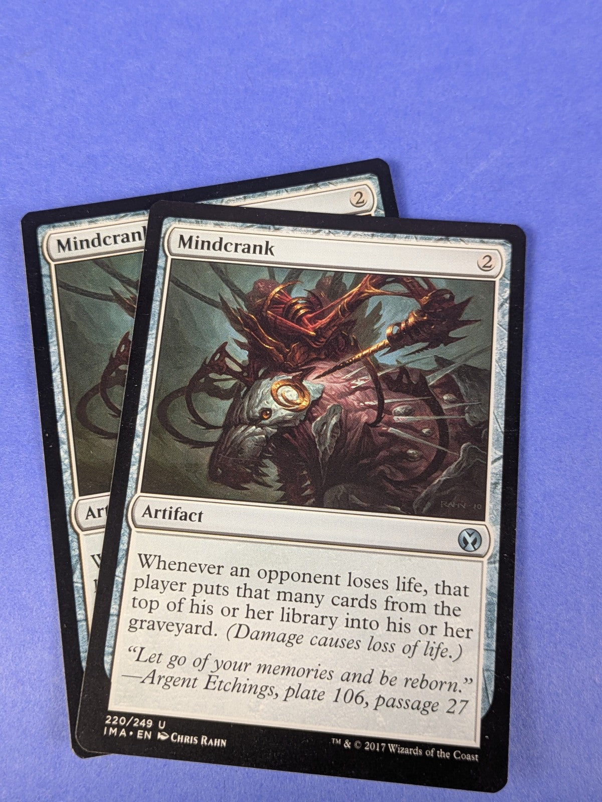 MTG Magic the Gathering: Iconic Masters: Mindcrank #220/249 Uncommon - NM