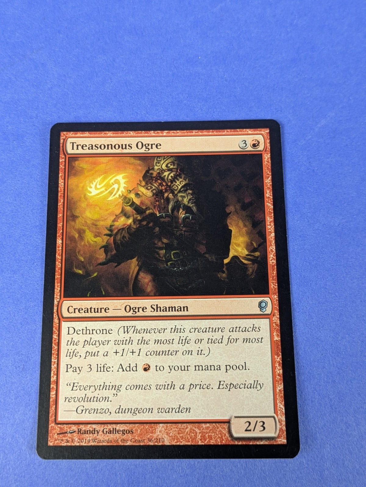 MTG Magic the Gathering: Conspiracy: Treasonous Ogre #36 Uncommon - NM