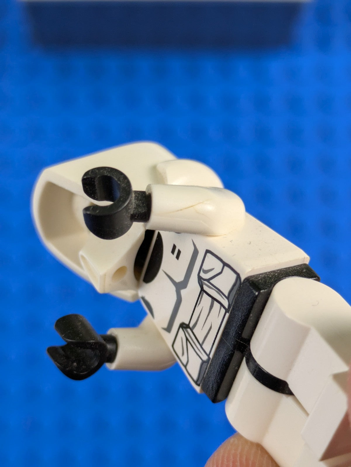 Lego Star Wars: Imperial Scout Trooper - Plain Black Head sw0005a Set 8038