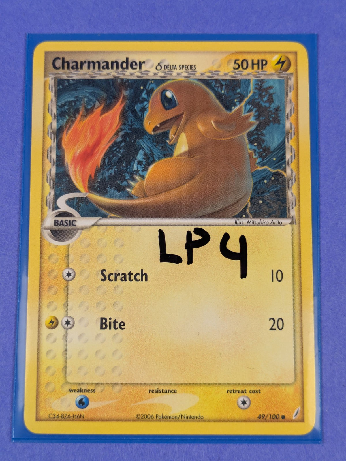 Charmander - 49/100 - Common Crystal Guardians - Pokemon Card - LP