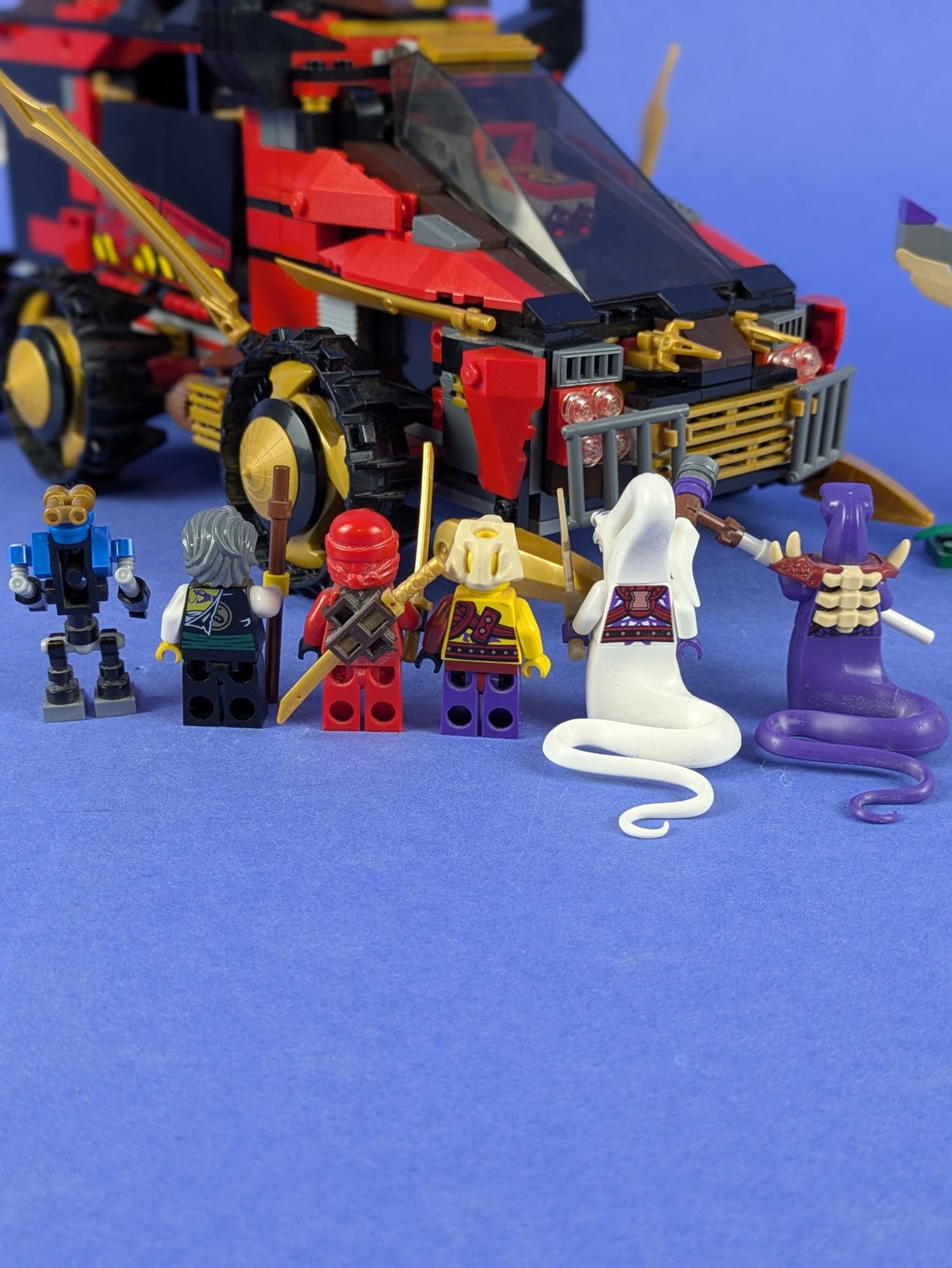 LEGO NINJAGO Ninja DB X 70750 Incomplete Set Pre-Owned