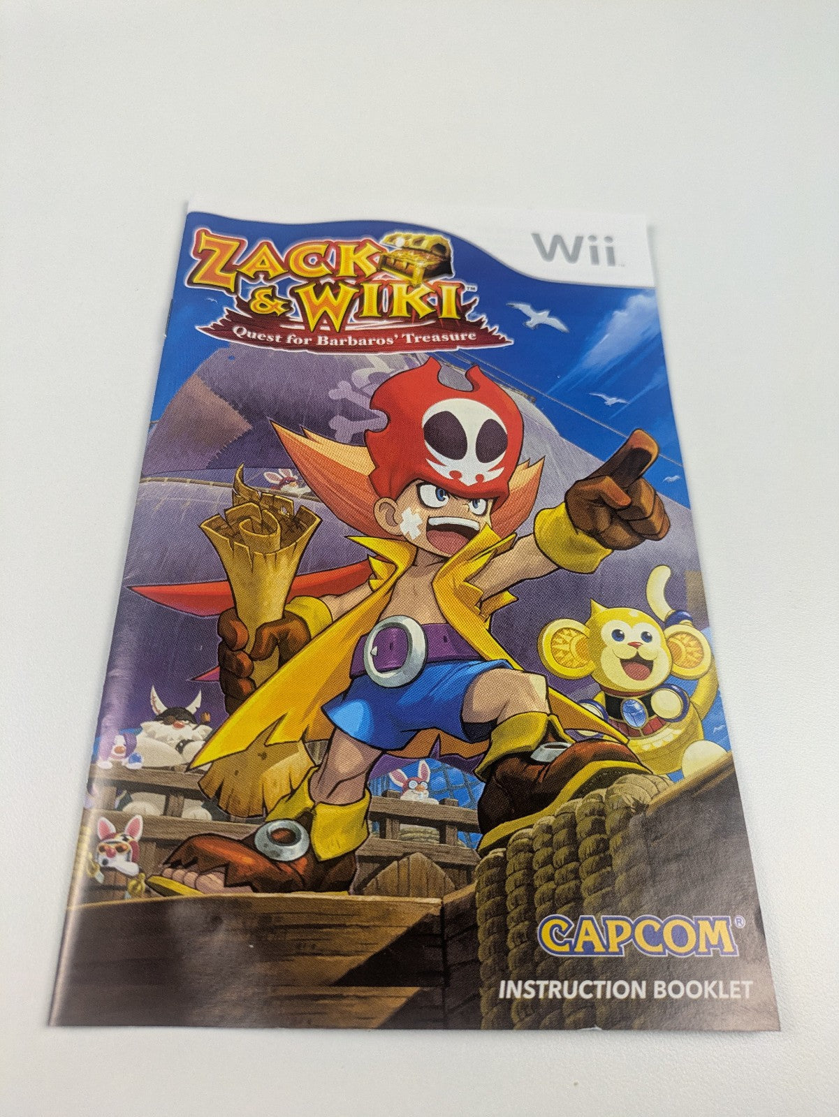 Zack & Wiki: Quest for Barbaros' Treasure (Nintendo Wii, 2007) CIB