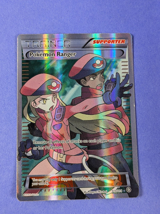 Pokémon Ranger - #113/114 - Rare Ultra Holo Steam Siege - Pokemon Card - LP